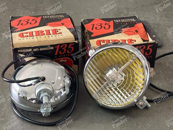 Cibié 135 fog lamps for Maserati, Ferrari, Panhard, Simca... - MASERATI 3500 GT - 135- 0