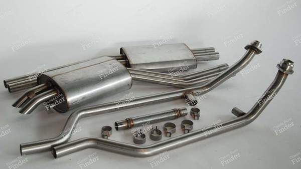 Complete stainless steel exhaust system for 350/ 450 SL/ SLC - MERCEDES BENZ SL (R107) - 0