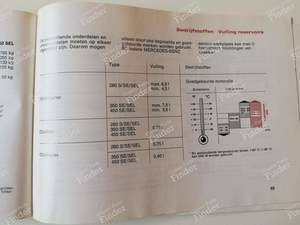 Owner's manual - S-Class in Dutch - MERCEDES BENZ S (W116) - A1165843496 / 65004797- thumb-9