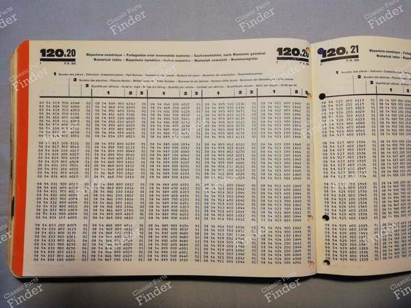 P.R. 808 - Spare parts catalog - RENAULT 4 / 3 / F (R4) - PR808- 2