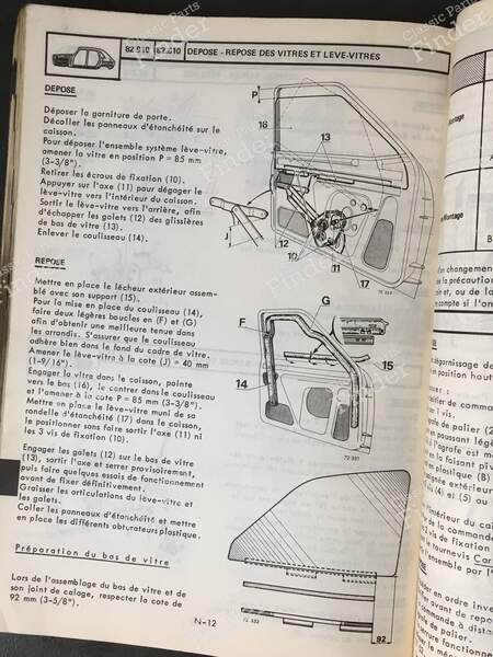 M.R. 150 Repair Manual - 2nd Edition - RENAULT 12 / Virage (R12) - 7701438043- 5
