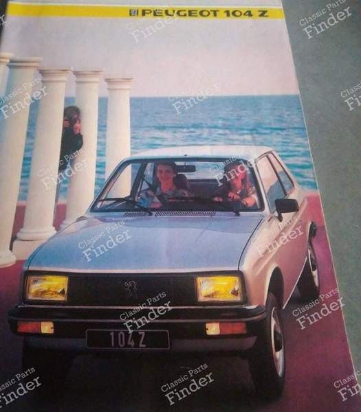 Oldtimer-Werbung für Peugeot 104 Z - PEUGEOT 104 / 104 Z - 0