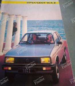 Vintage advertisement for Peugeot 104 Z - PEUGEOT 104 / 104 Z