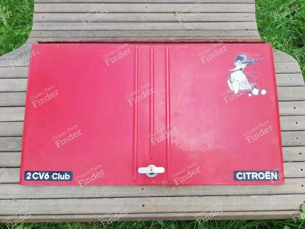 Trunk door 2CV6 Club red - CITROËN 2CV - 0