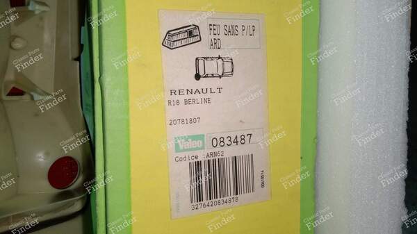 Feux arrière gauche et droit - RENAULT 18 (R18) - 083484 - 083487- 3