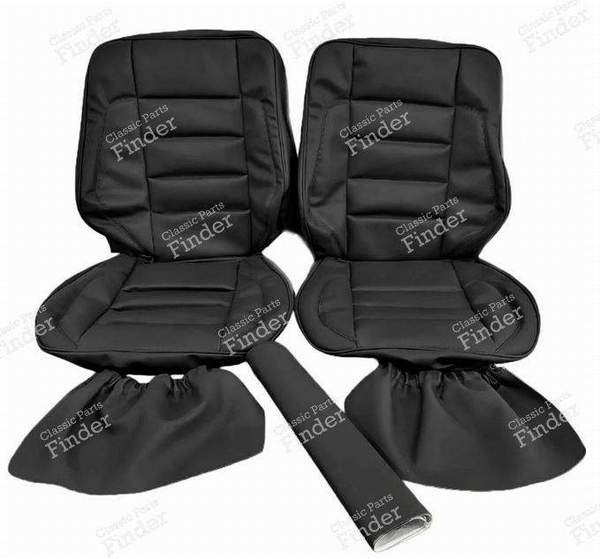 PAIR OF SEAT COVERS SKAI BLACK SPORTLINE W124 - MERCEDES BENZ E (W124) - 0