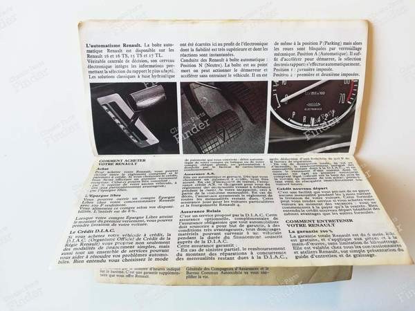 Werbebroschüre Baureihe Renault 1973 - RENAULT 4 / 3 / F (R4) - 314460303- 8