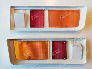 Pair of phase 2 rear lights - RENAULT 16 (R16) - 8076D / 638GL- thumb-7