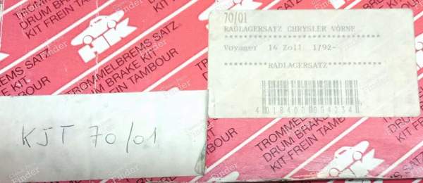 Complete front hub - CHRYSLER Town & Country / Voyager - KJT 70/01- 4