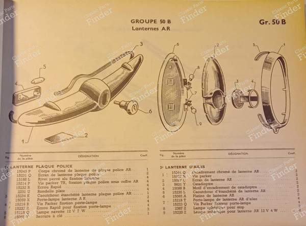 Ersatzteilkatalog - SIMCA Aronde - 3
