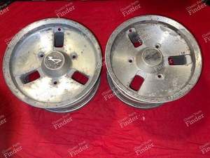 Pair of 7x13-inch wheels - ALPINE A310