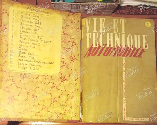 Revue Technique Automobile (RTA) - 1946/1947 - FIAT 500 Topolino (A / B / C) - 0