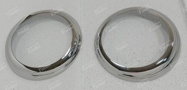 Chrome headlight bezels - MERCEDES BENZ 190 SL (W121 BII / R121) - 1