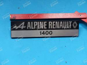 Original-Emblem "ALPINE RENAULT 1400" - ALPINE A110