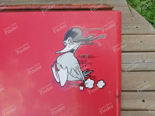 Trunk door 2CV6 Club red - CITROËN 2CV - 3