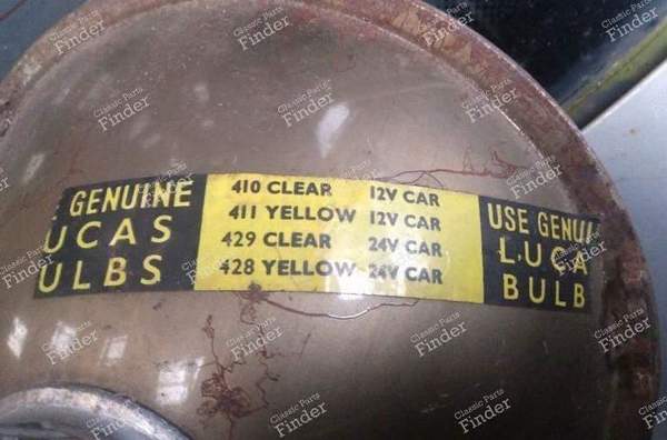 Scheinwerferoptik - AUSTIN Seven / Mini - Model: 700 (KU758) - 54522680- 2