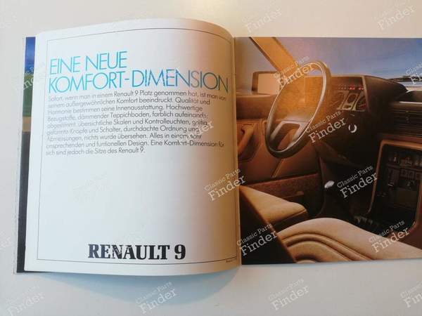 Brochure commerciale R9 phase 1 - RENAULT 9 / Alliance / Broadway / 11 / Encore (R9 / R11) - 21.117.08- 3