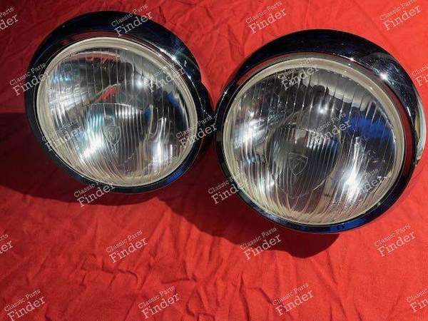 Pair of headlights with integrated pilot light + bulb connection kit - CITROËN DS / ID - 5