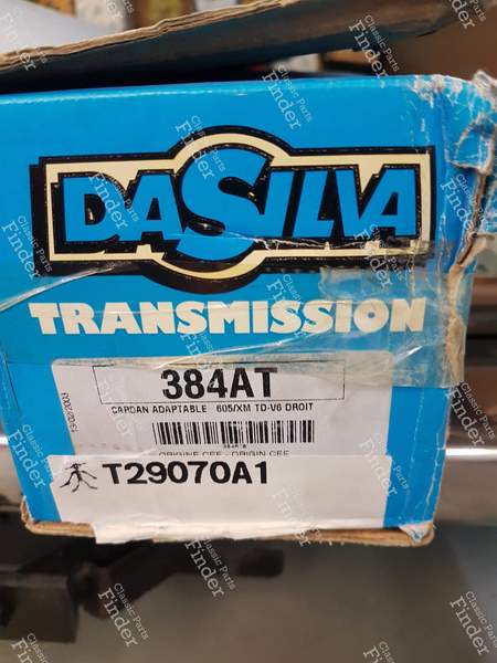 Complete right-hand drive shaft - PEUGEOT 605 - T29070A1 / 384AT- 4