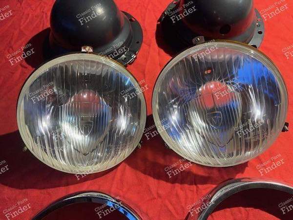 Pair of headlights with integrated pilot light + bulb connection kit - CITROËN DS / ID - 1