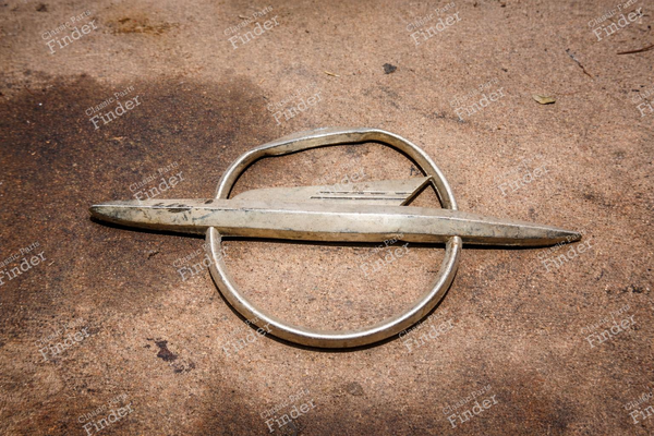 Original Opel Emblem / Zeichen – Aluminium - OPEL Olympia Rekord P (P1) 