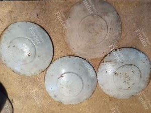 Set of 4 wheel covers - RENAULT 4 CV