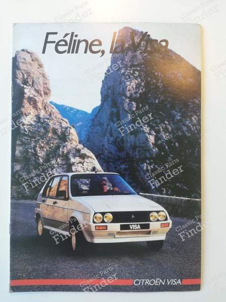 Broschüre Vollsortimenter 'Feline, die Visa'. - CITROËN Visa / C15 - 09.1985- 0