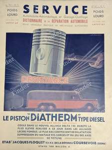 Technical review SERVICE for CITROËN Traction Avant (7 / 11 / 15)