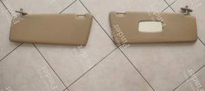 Lot de deux pare-soleil beiges - MERCEDES BENZ W123