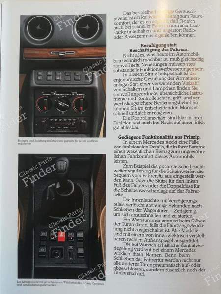 Dépliant commercial version break 'T' - MERCEDES BENZ W123 - WAM 6701.0500-07-05/1182- 3