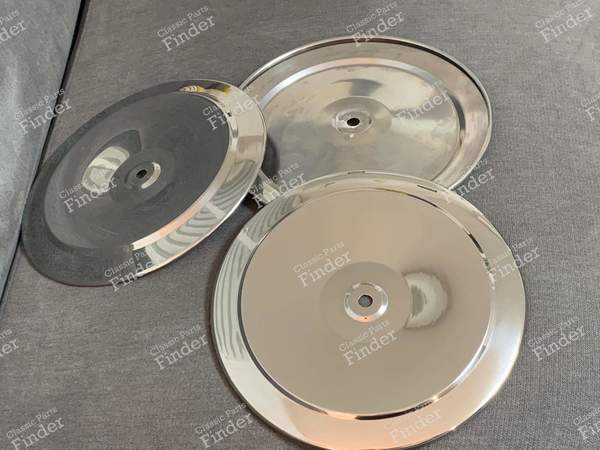 3 Chrome wheel covers - RENAULT 8 / 10 (R8 / R10) - 3