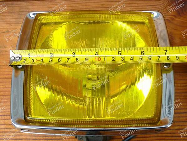 Pair of Classic Bosch 4583 Rectangular Yellow Fog lamps - MERCEDES BENZ SL (R107) - 4583- 7