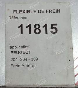 Paire de flexibles arrière gauche droite et intermédiaire - PEUGEOT 204 - 11815- thumb-2