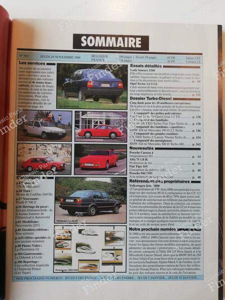 Le Moniteur de l'Automobile - 24. November 1988 - CITROËN CX - #913- 1