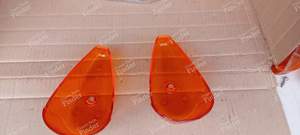 Orange original quality turn signal glass - 1963 ->1974 - VOLKSWAGEN (VW) Käfer / Beetle / Coccinelle / Escarabajo - 111953161J- thumb-2