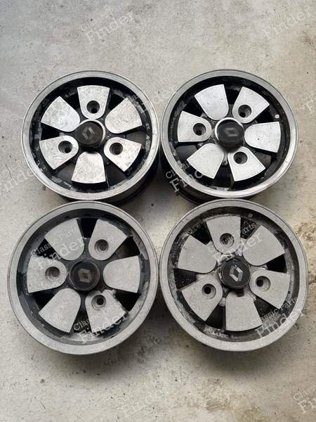 4 AMIL 14-INCH WHEELS - RENAULT 15 / 17 (R15 - R17) 