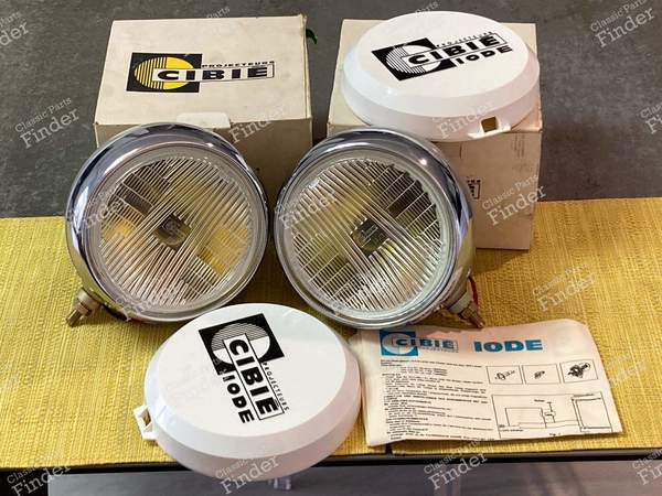 Oscars Fog lamps Cibié Top Iode, R8 Gordini, Alpine A110... - SIMCA 900 / Simc'4 / 1000 / 1005 / 1006 / 1118 /Abarth 1150 - SAE 05- 0