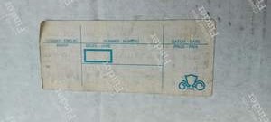 Aileron - VOLKSWAGEN (VW) Polo / Caddy - 6N0071645- thumb-3