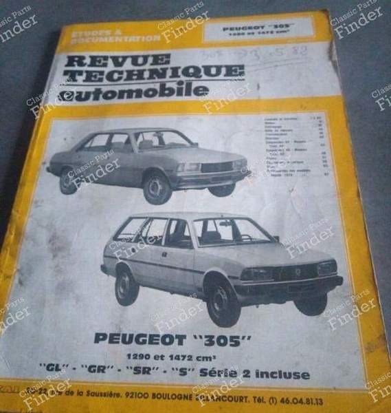 Revue Technique Automobile (RTA) - PEUGEOT 305 - N°381-7- 0