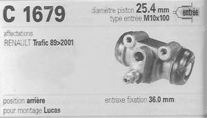 Kit freins arriere - RENAULT Trafic - 381167B- thumb-7