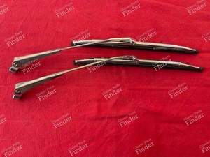 Pair of arms + wipers - PEUGEOT 404 Coupé / Cabriolet