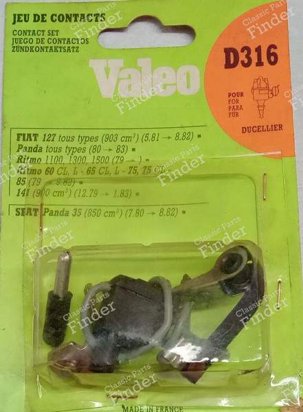 Ducellier D316 platinum-plated screws - FIAT Panda - 582199- 1