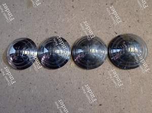 Four chrome hubcaps for RENAULT Celtaquatre