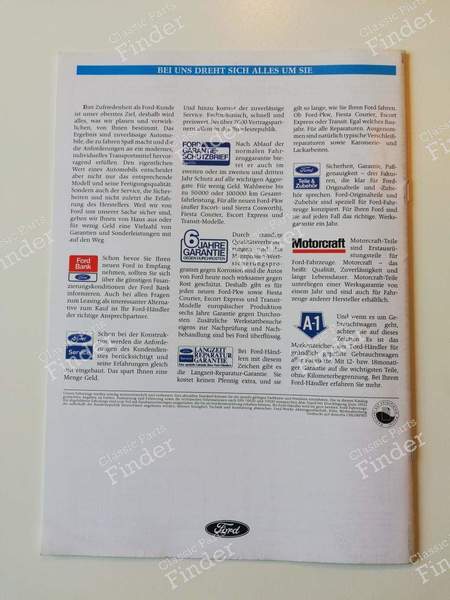 Ford Fiesta MKIII brochure - FORD Fiesta / Courier - 201117- 8