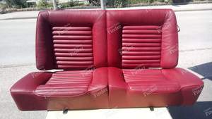 Rote Leder-/Vinyl-Sitzbank für Golf 1 Cabriolet - VOLKSWAGEN (VW) Golf I / Rabbit / Cabriolet / Caddy / Jetta - 155 885 375 / MZL 3058- thumb-0