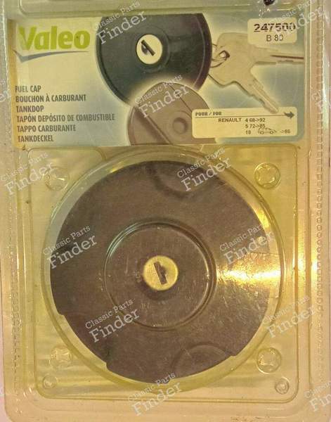 Bouchon réservoir essence - Renault 4, 5, 6, 14, 18... - RENAULT 4 / 3 / F (R4) - 247500- 0