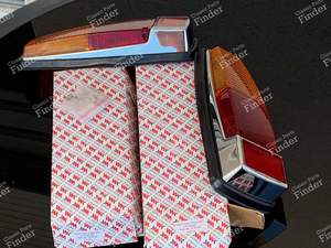 Two chrome taillight caps - RENAULT 8 / 10 (R8 / R10) - Equiv. 3690 / 612- thumb-3
