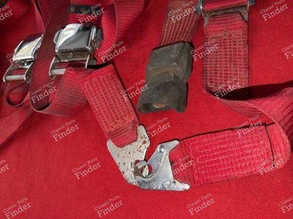 Red seat belt set - CITROËN DS / ID - 3
