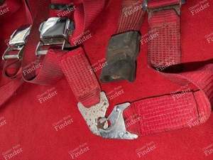 Red seat belt set - CITROËN DS / ID - thumb-3