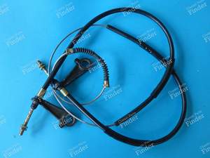 Rear handbrake cable with levers for ALPINE A310